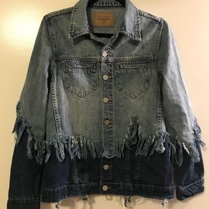 Blank NYC Fringe Denim Jacket